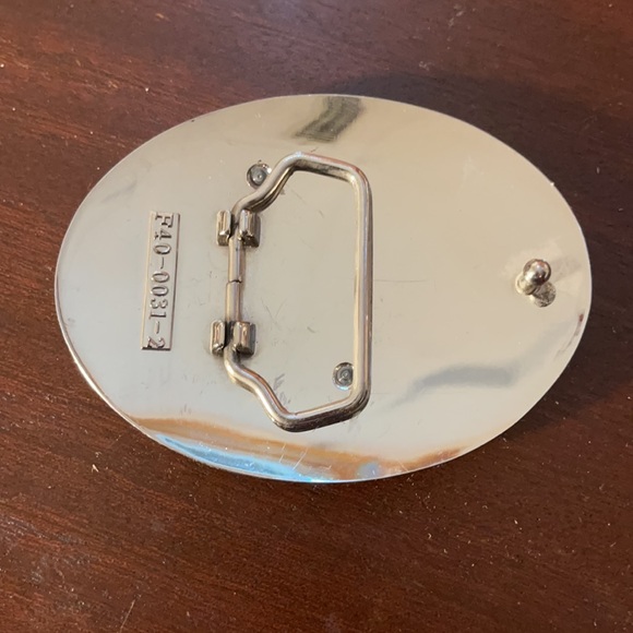 Calligraphy T Belt Buckle - Picture 2 of 2